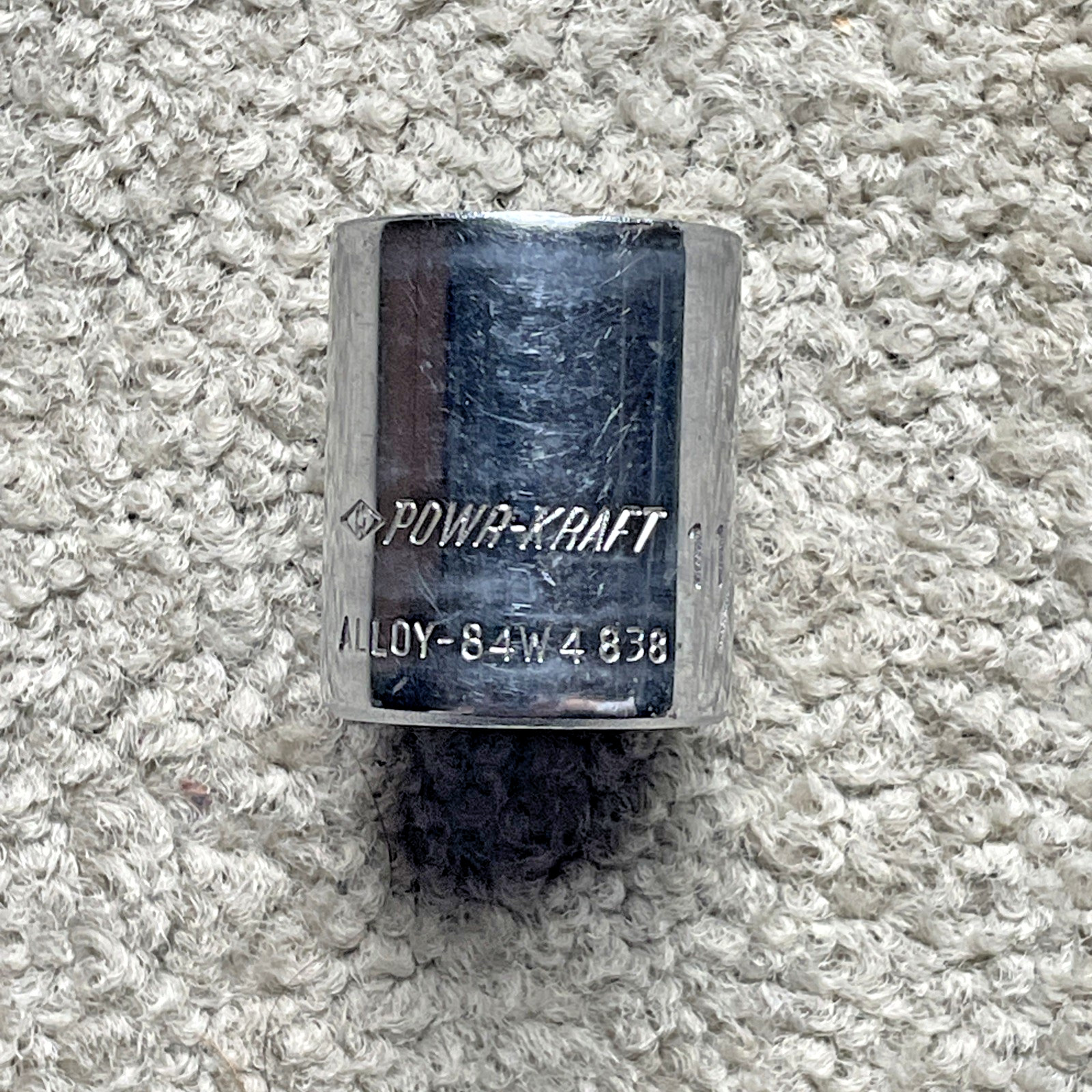 Powr Kraft By Wards USA 84W4838 11/16 In SAE 3/8” Drive 6 Point Socket Vintage