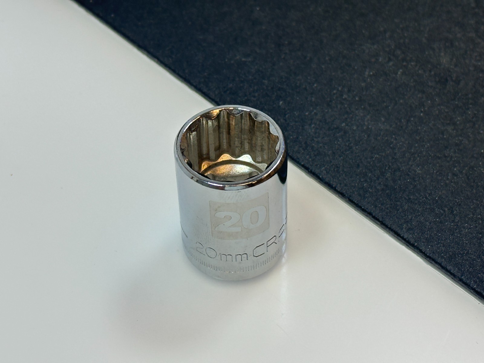Craftsman Tools 34073 Z-AL 20mm Metric Chrome Socket, 1/2” Drive, 12 Point