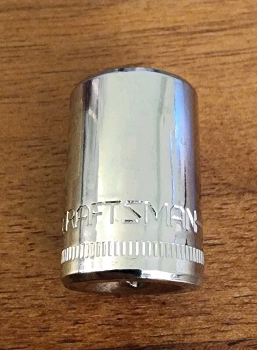 Craftsman 12mm 6 Point 1/4″ Drive Z-AL 34608 Easy Read (Stamped & Etched)