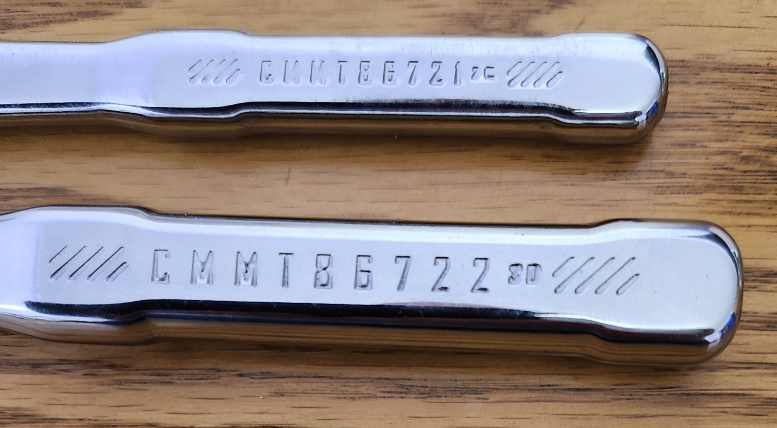 CRAFTSMAN 2pc 1/4 ,3/8 POLISHED Thin Profile Ratchets CMMT86721 CMMT86722
