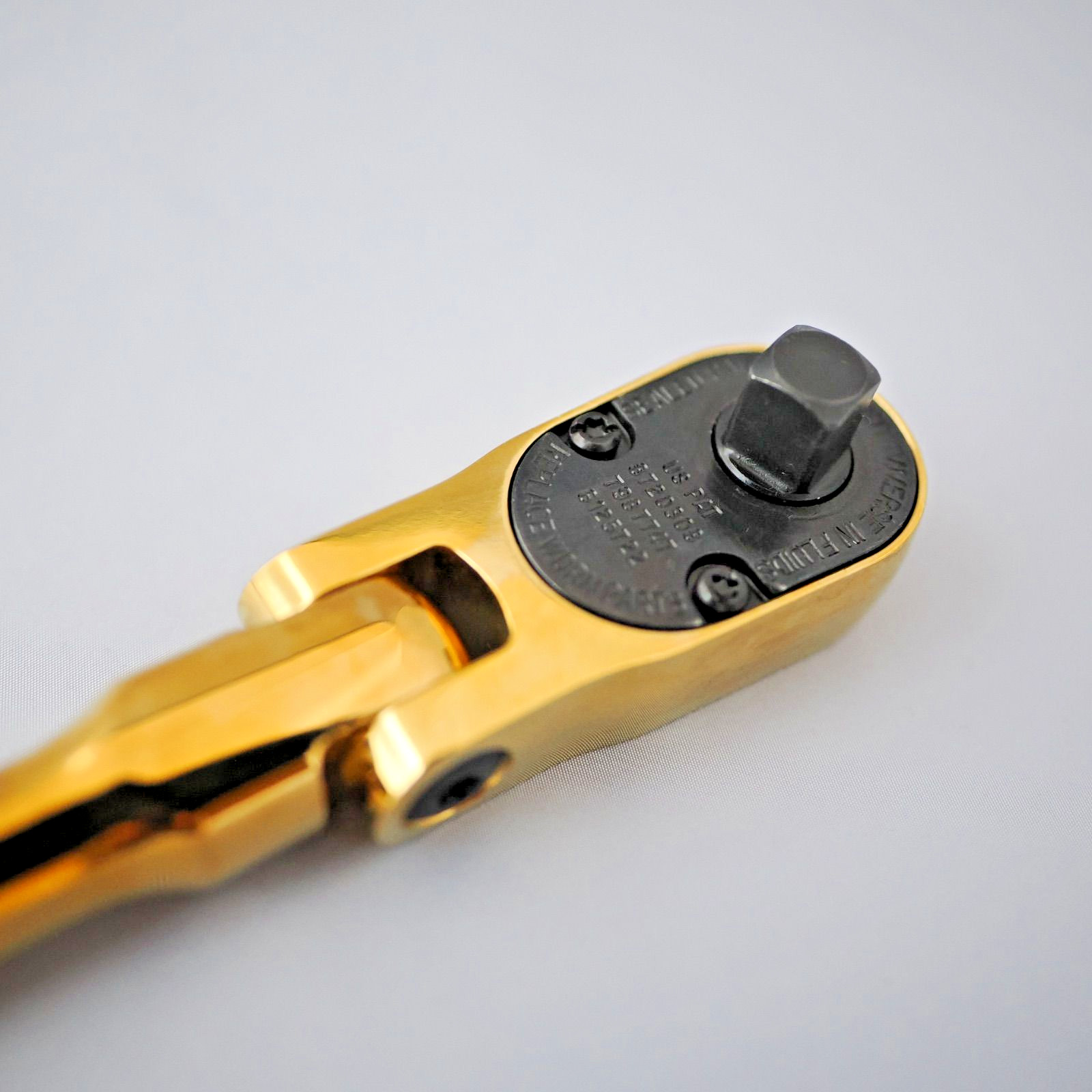 Snap-on FLLF80 3/8 Drive Long Flex Head Ratchet Limited Edition Gold New