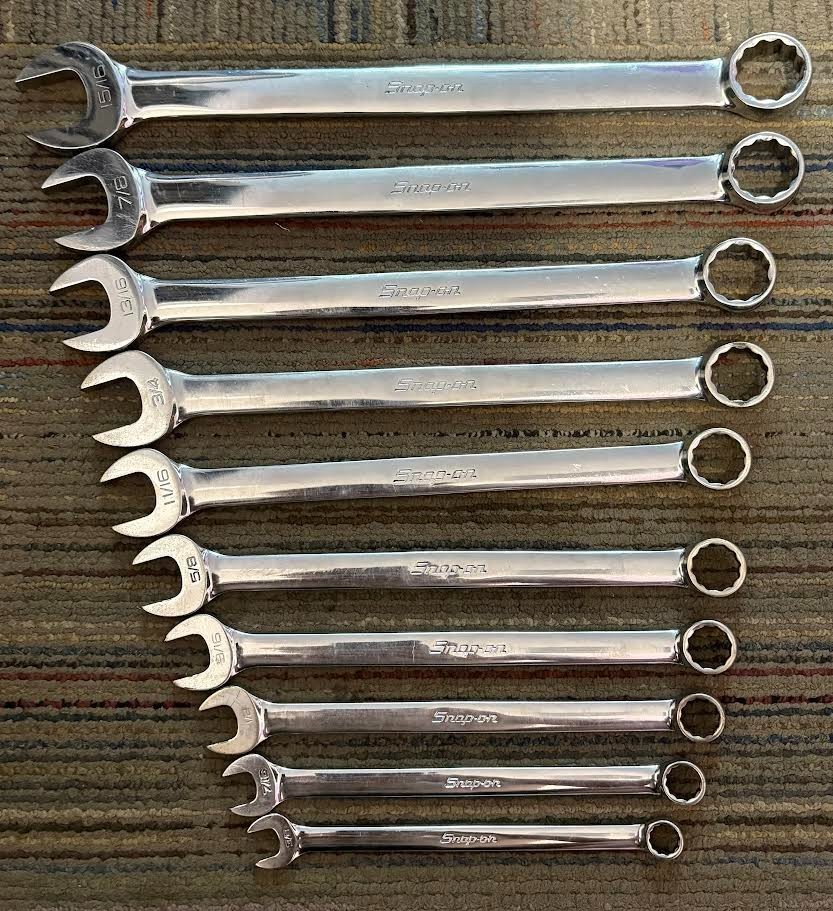 Snap-On 10 Piece Wrench Set 3/8-15/16