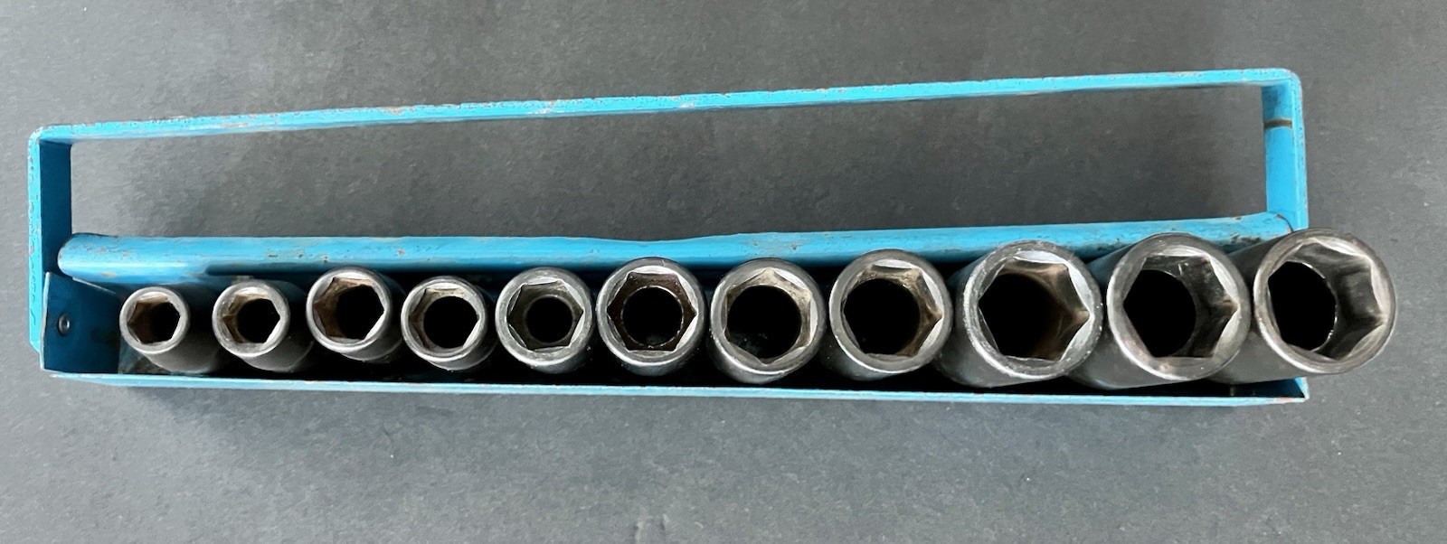 Vintage Cornwell 3/8” Drive Metric Deep Impact Sockets 8-19mm (Missing#10,13mm)