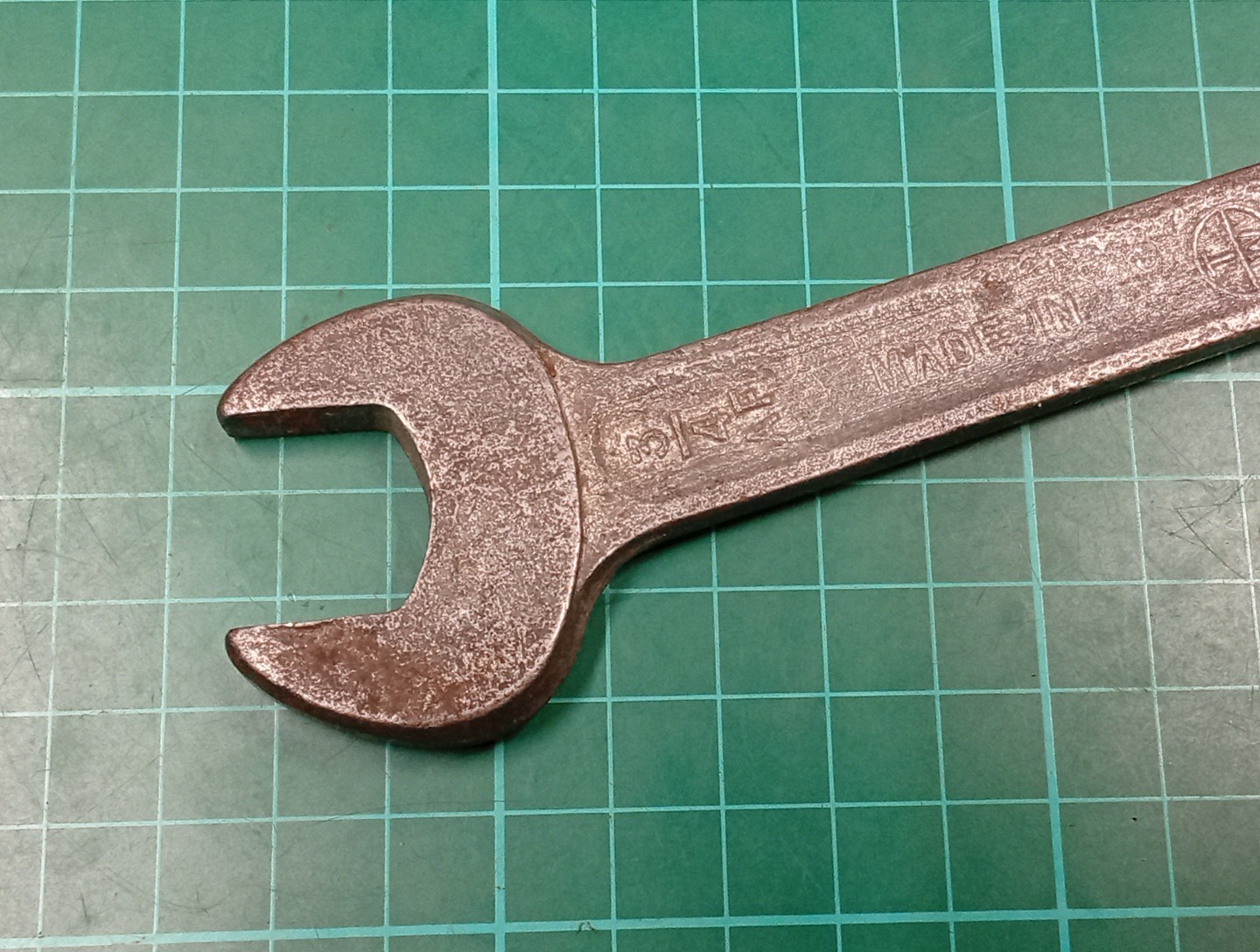 Vintage SUPERSLIM 11/16″ x 3/4″ AF, Open Ended Spanner, Made In England