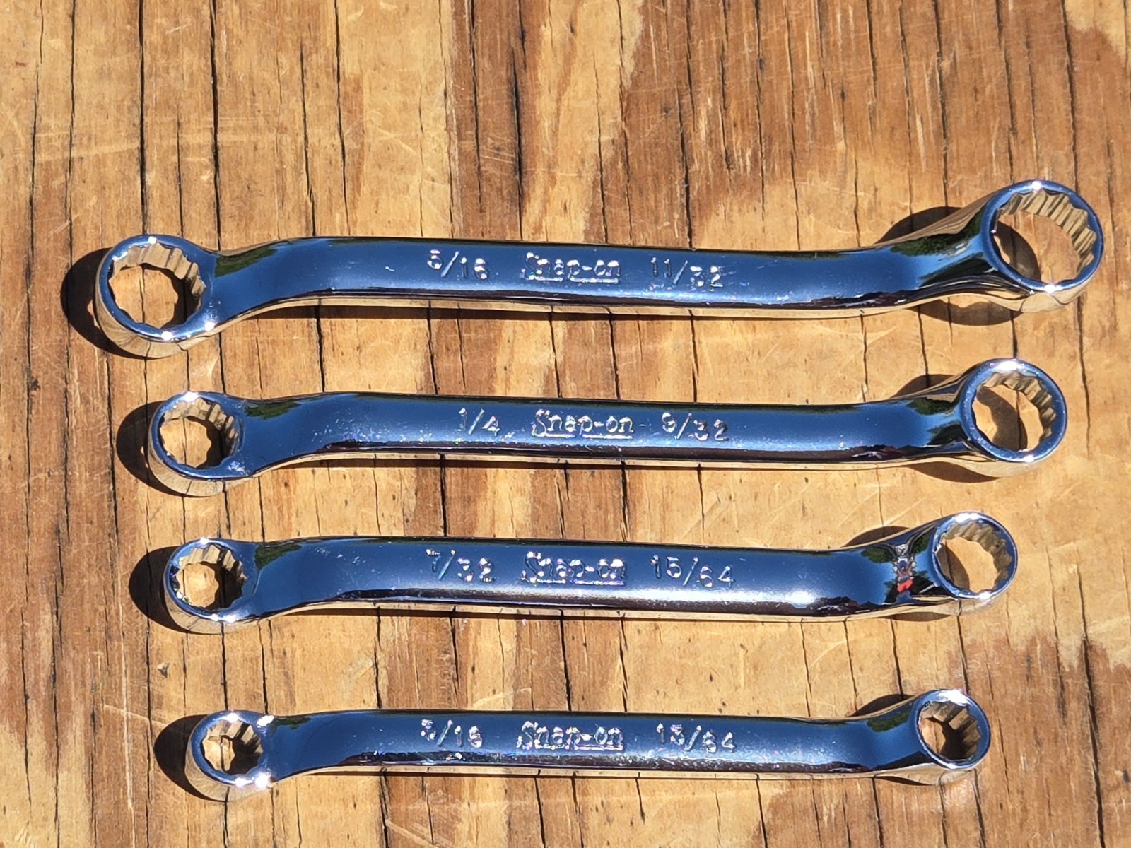 Snap-on Mini Offset Double Box Wrench XID Set w/Pouch 3/16ths – 11/32nds C-41D