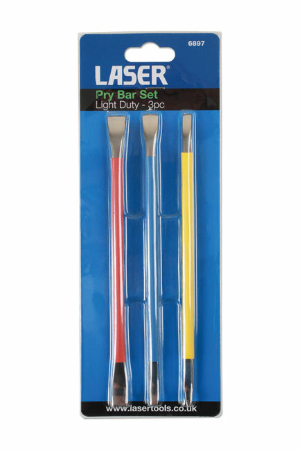 Laser 6897 Pry Bar Set – Light Duty 3pc