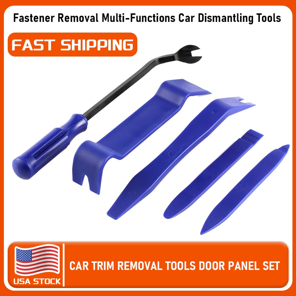 5PCS Trim Removal Tool Set Car Panel Door Vehicle Dash Radio Audio Installer US