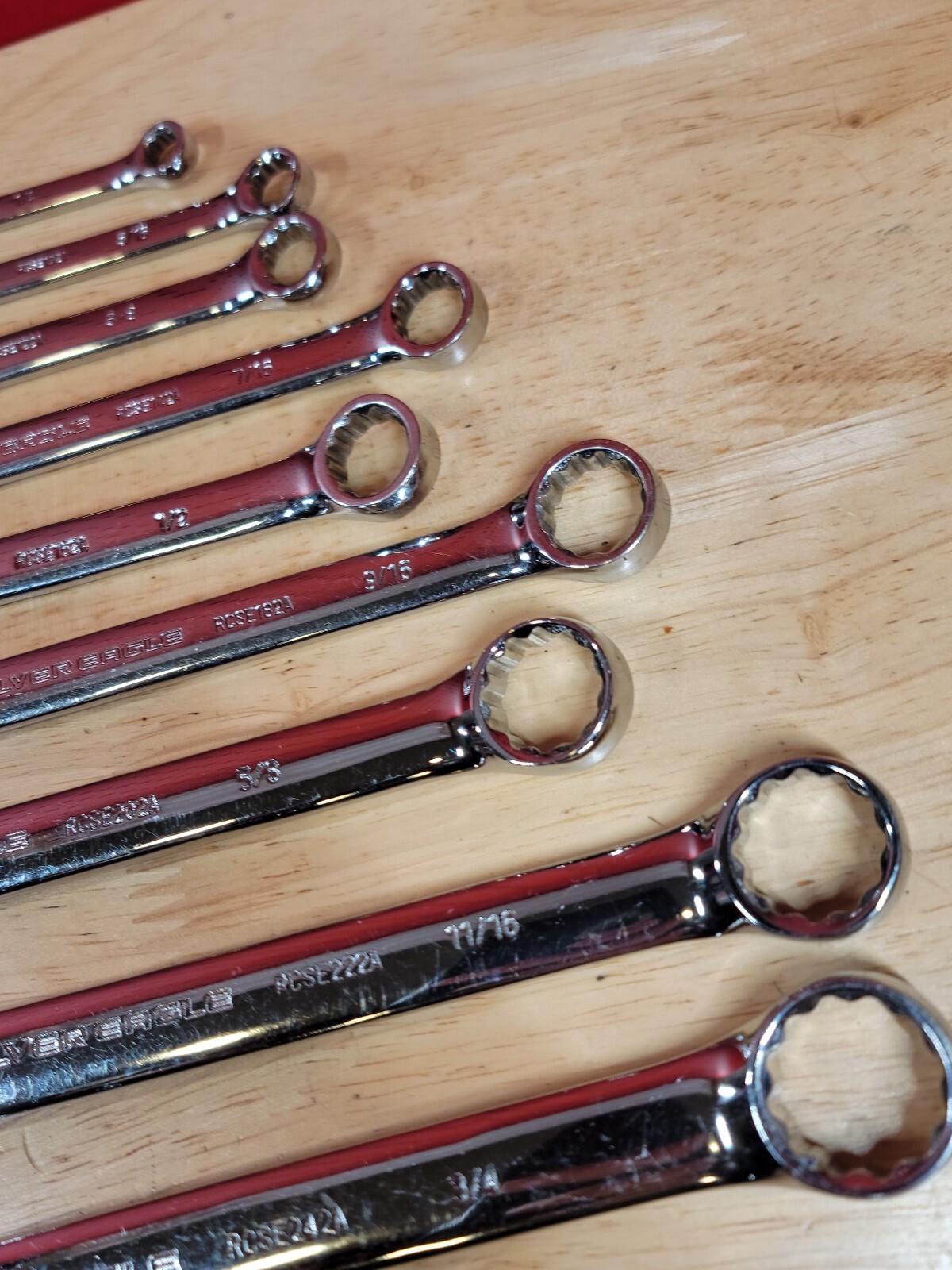 Silver Eagle RCSE 21-Piece MM & SAE Standard Wrench Set 8-19mm & 1/4″-3/4″