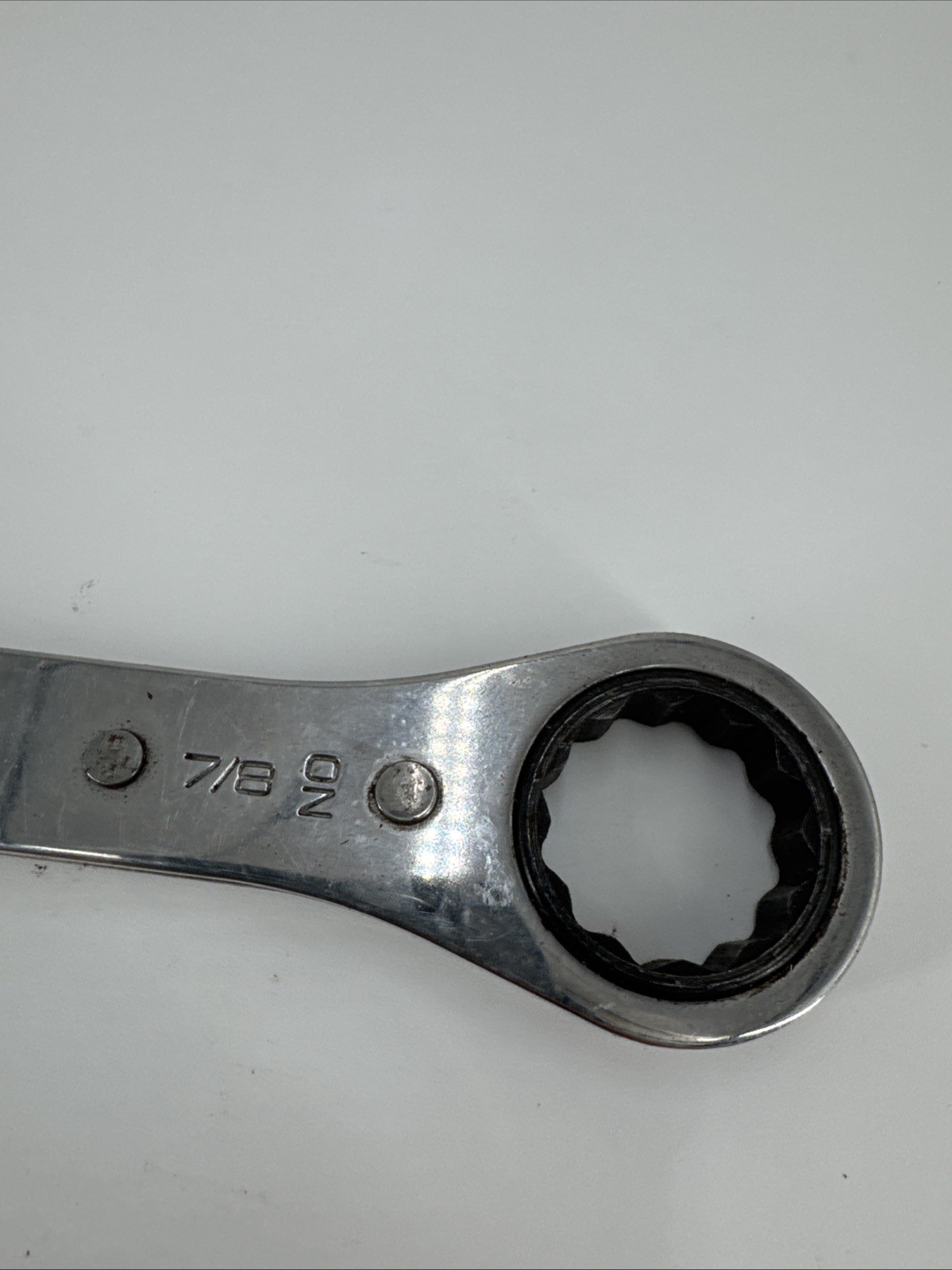 Snap On R2428A Double Box End Ratcheting Wrench 3/4″ 7/8″