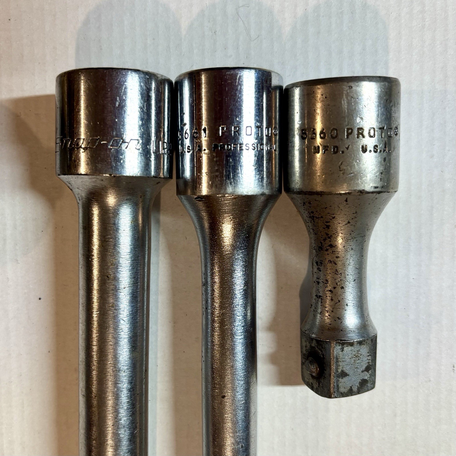 Proto 3/4” Drive 17 Piece Set Sockets Ratchet Extensions Adapters