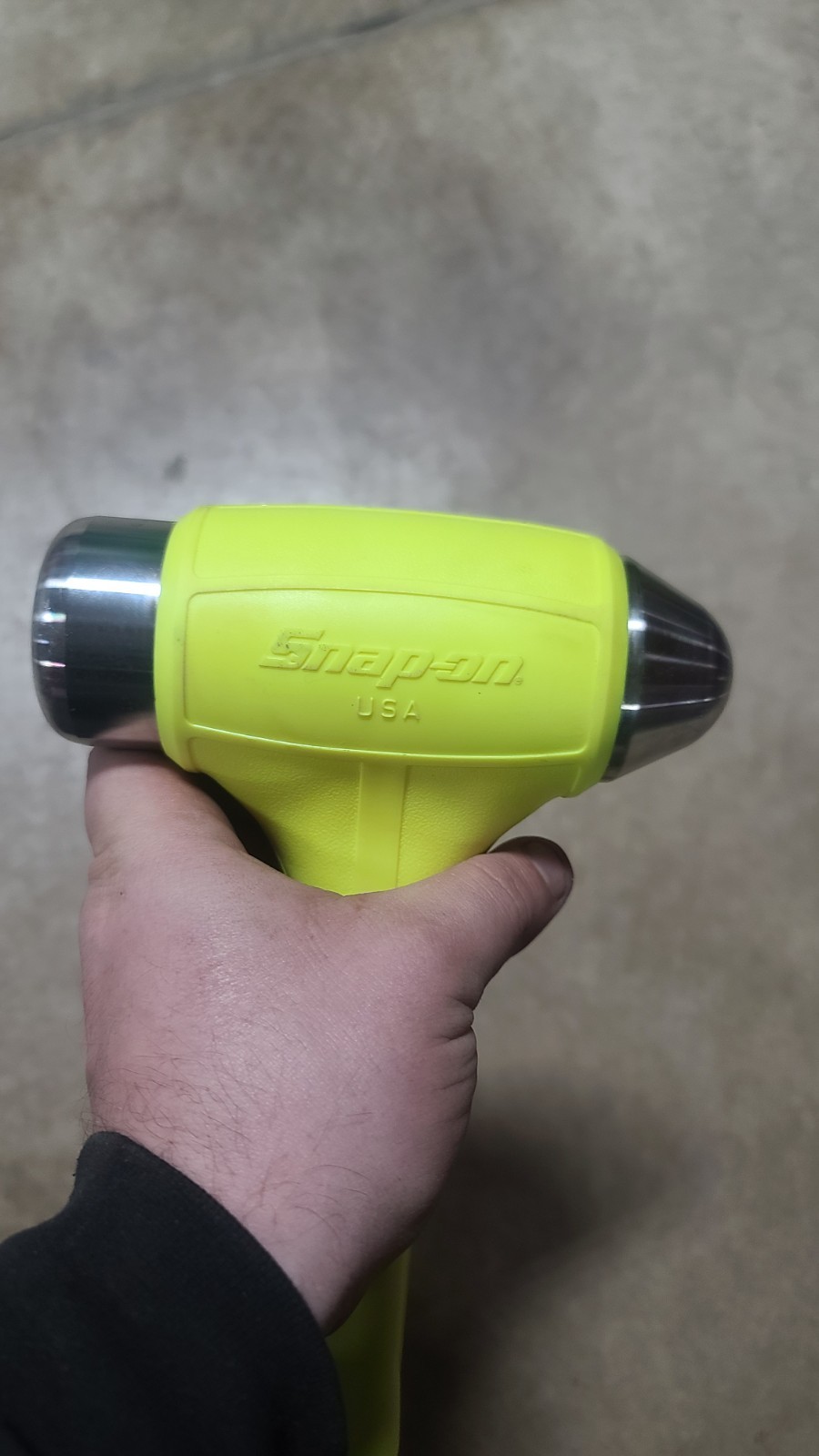 Snap-on Tools USA NEW HI-VIZ 56oz/1550g Soft Grip Dead Blow Hammer HBBD56HV