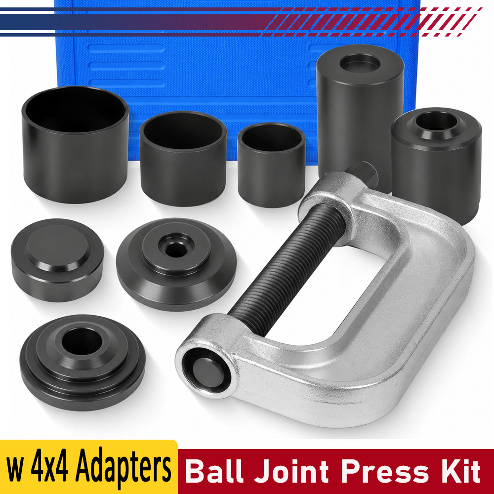 Heavy Duty 4 in 1 Ball Joint Press U Joint Removal Tool Kit w 4×4 Adapters