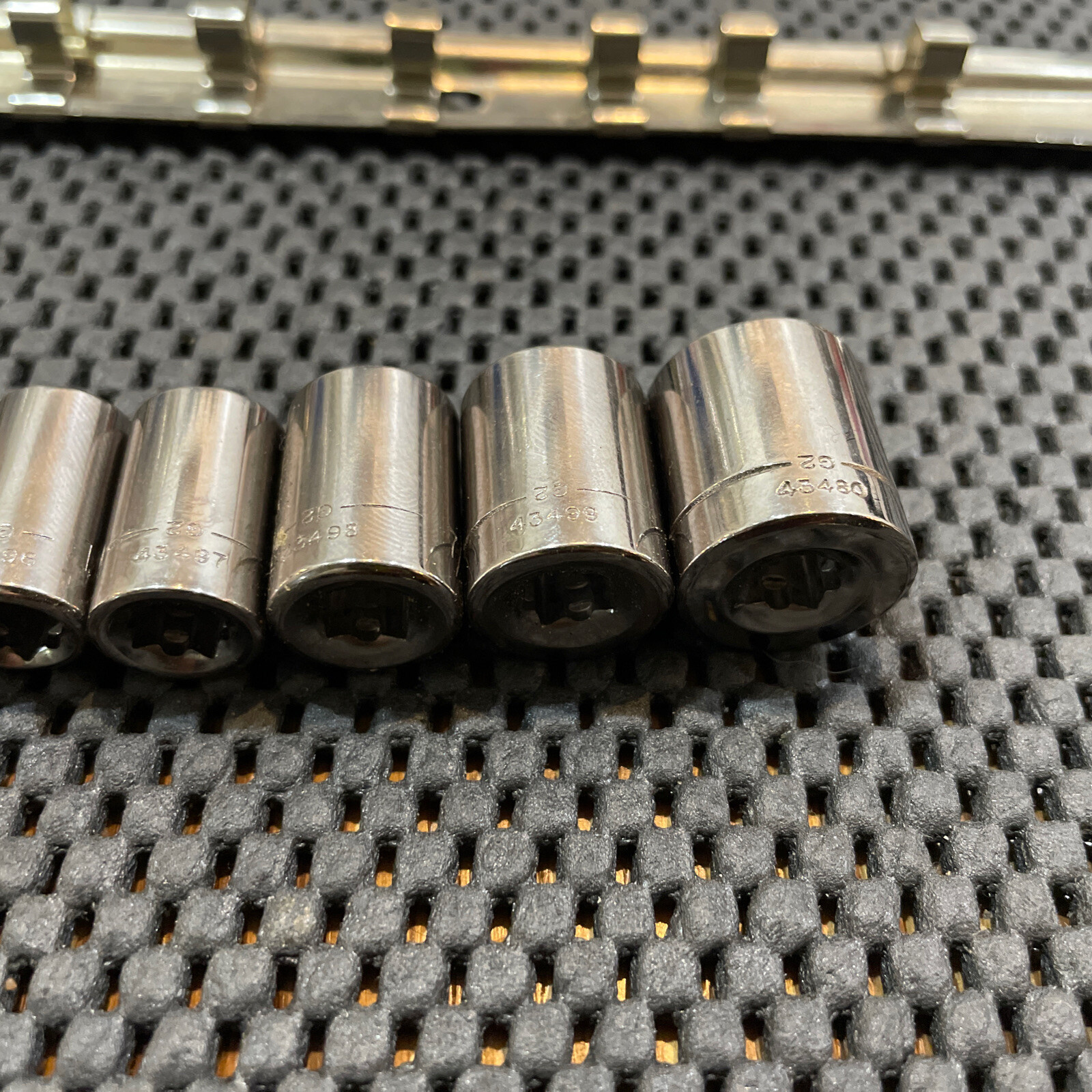 VTG CRAFTSMAN -G2- ¼” DRIVE SOCKET SET 11-PIECE 5/32 TO 9/16” MADE IN USA 6-POIN