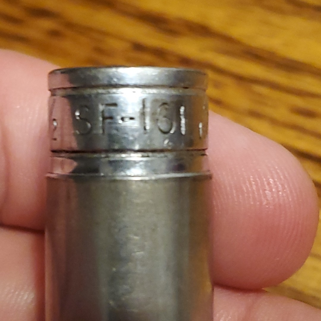 Snap-on Tools Socket SF161 & SF141 3/8″Drive 12 Pt Deep 1/2″ & 7/16″ Chrome USA