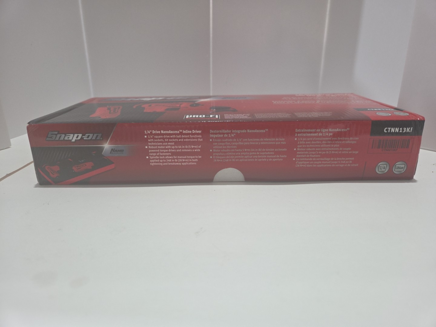 Snap On Tools CTNN13KF Nano Axcess Tool Kit Red New 1/4drive COMPLETE