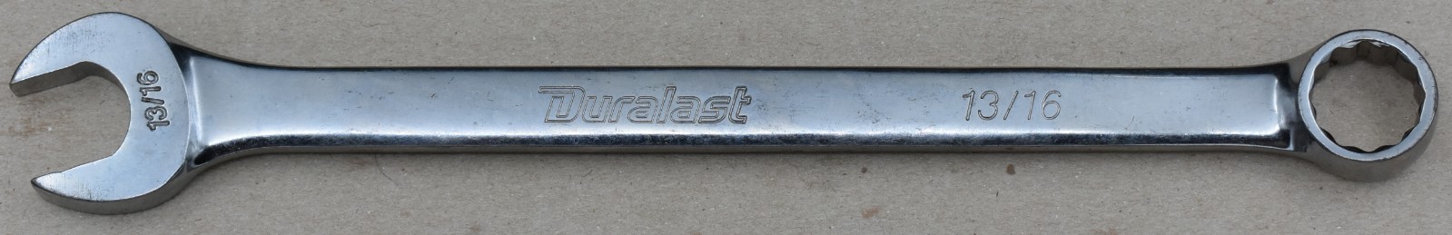 DURALAST 79-109, 13/16″ SAE, 12-POINT, OPEN/BOX END COMBINATION WRENCH