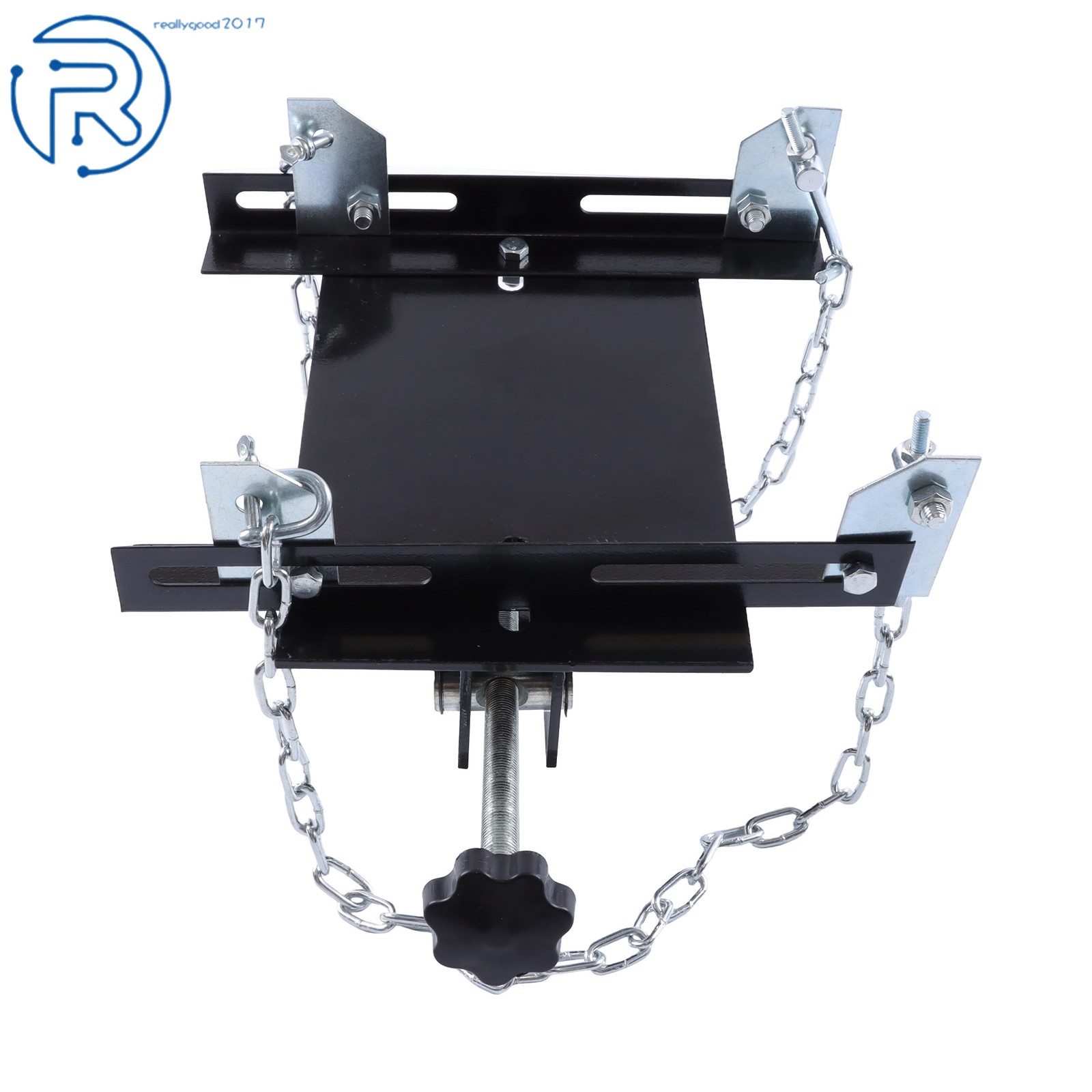 Heavy Duty 1/2 Ton Transmission Jack Adapter Dual Chain for Floor Jack Repair
