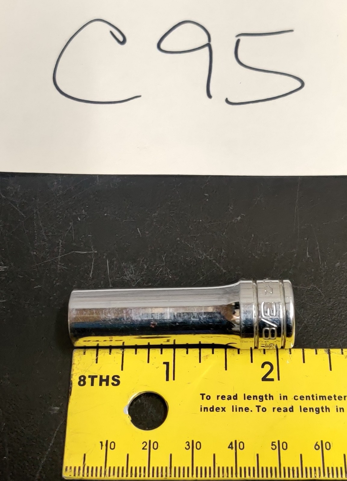 SNAP-ON TOOLS SF121 3/8″ 12 Point Deep 3/8″ Drive Chrome Socket – FREE SHIPPING