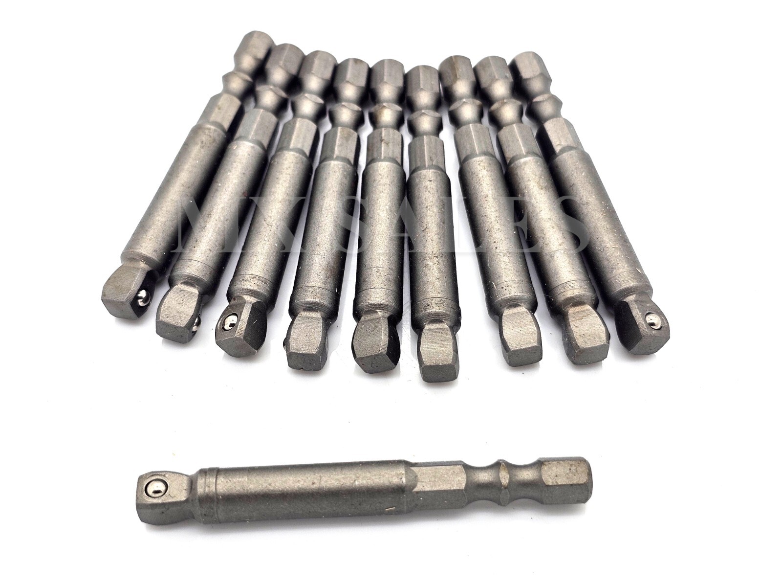 10 WOBBLE POWER EXTENSION BARS DRIVER BITS 1/4″