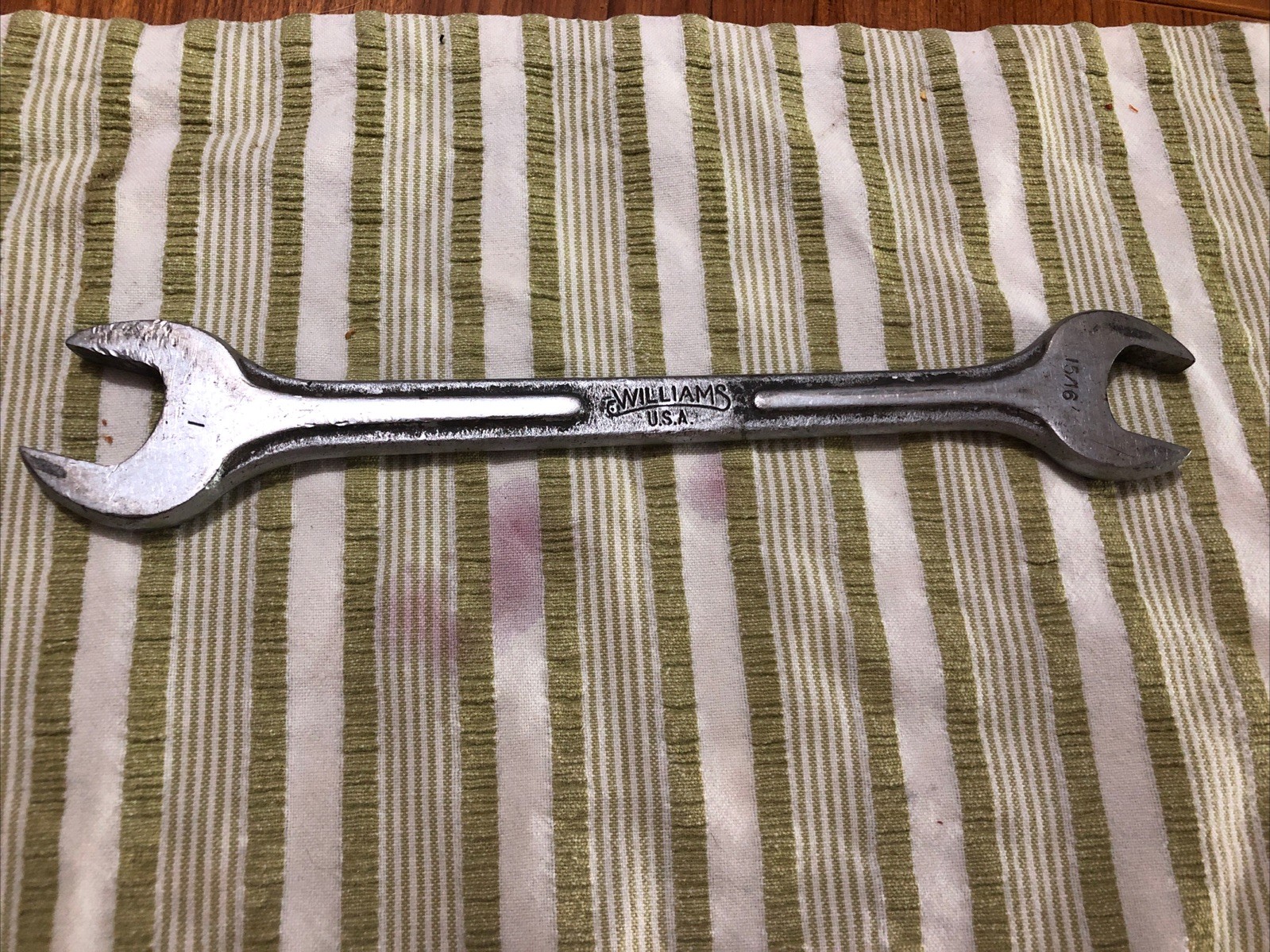 J H Williams Superrench 1″ & 15/16″ Wrench 1033C Vintage