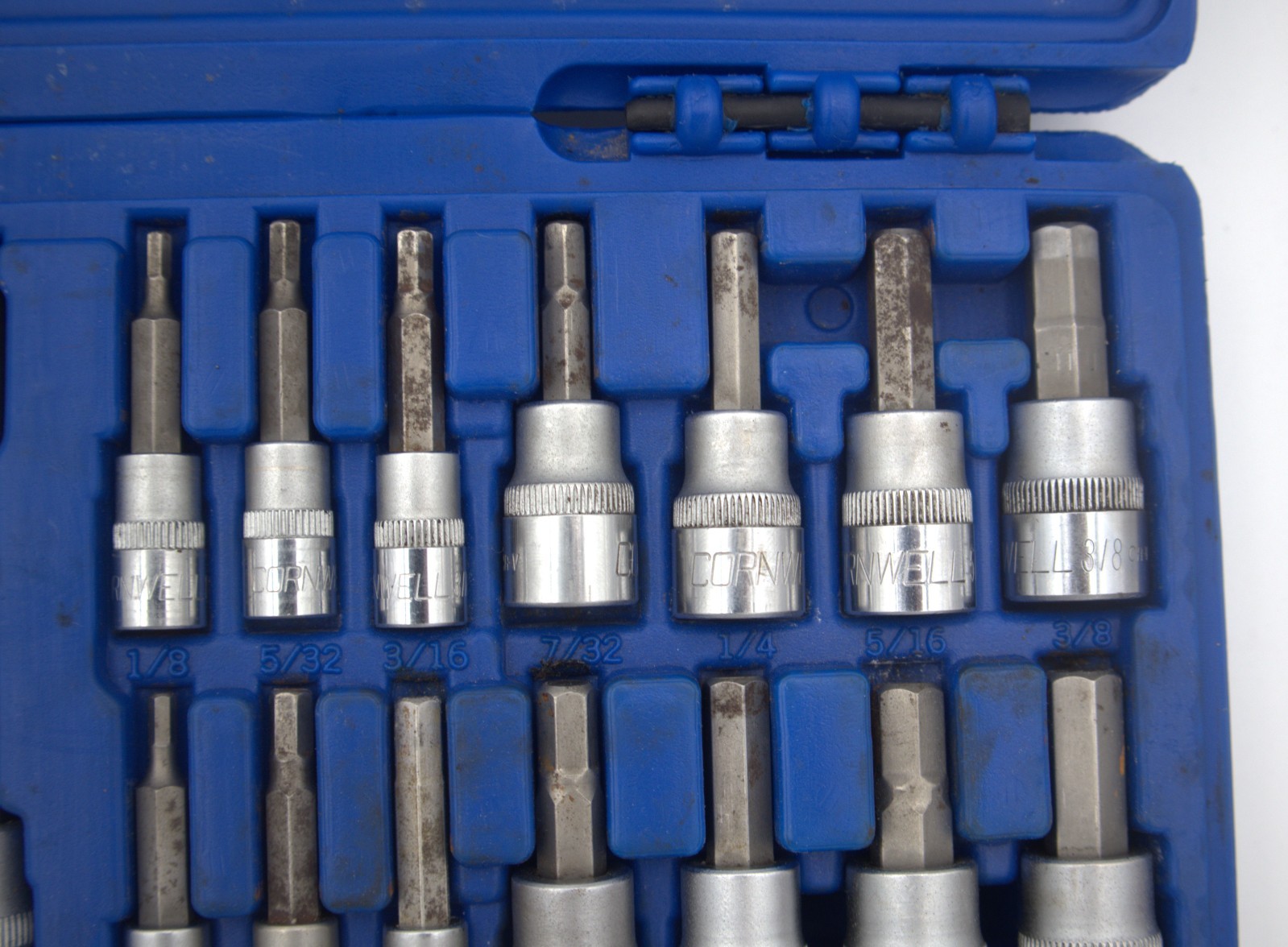 Cornwell CBSMTH62S 62pc Hex Torx Tamper Proof Inverted Star Bit Socket Set Read