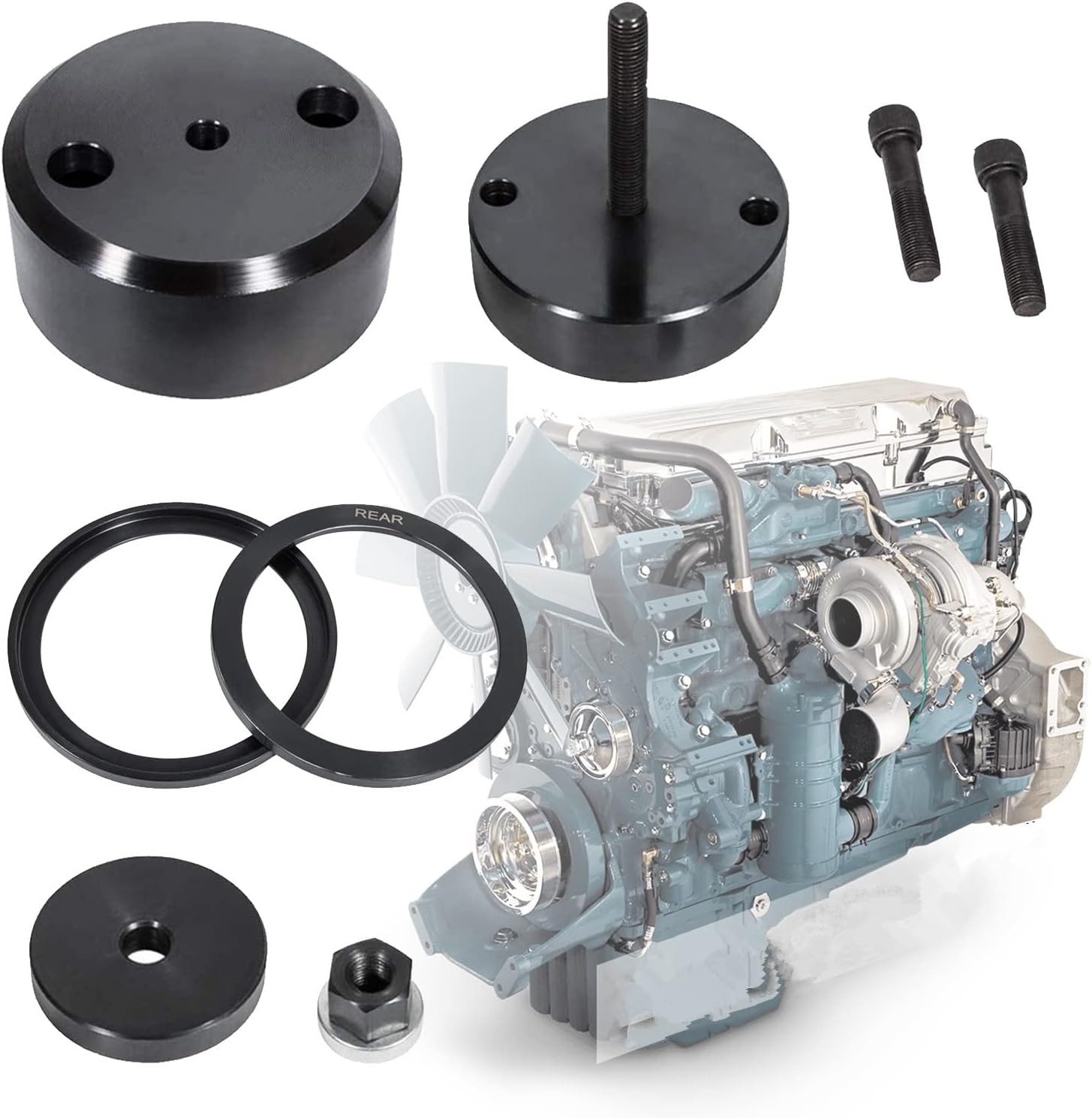 For Detroit Diesel Series 60 12.7L 14L Front Rear Crank Seal Installer J-35686-B