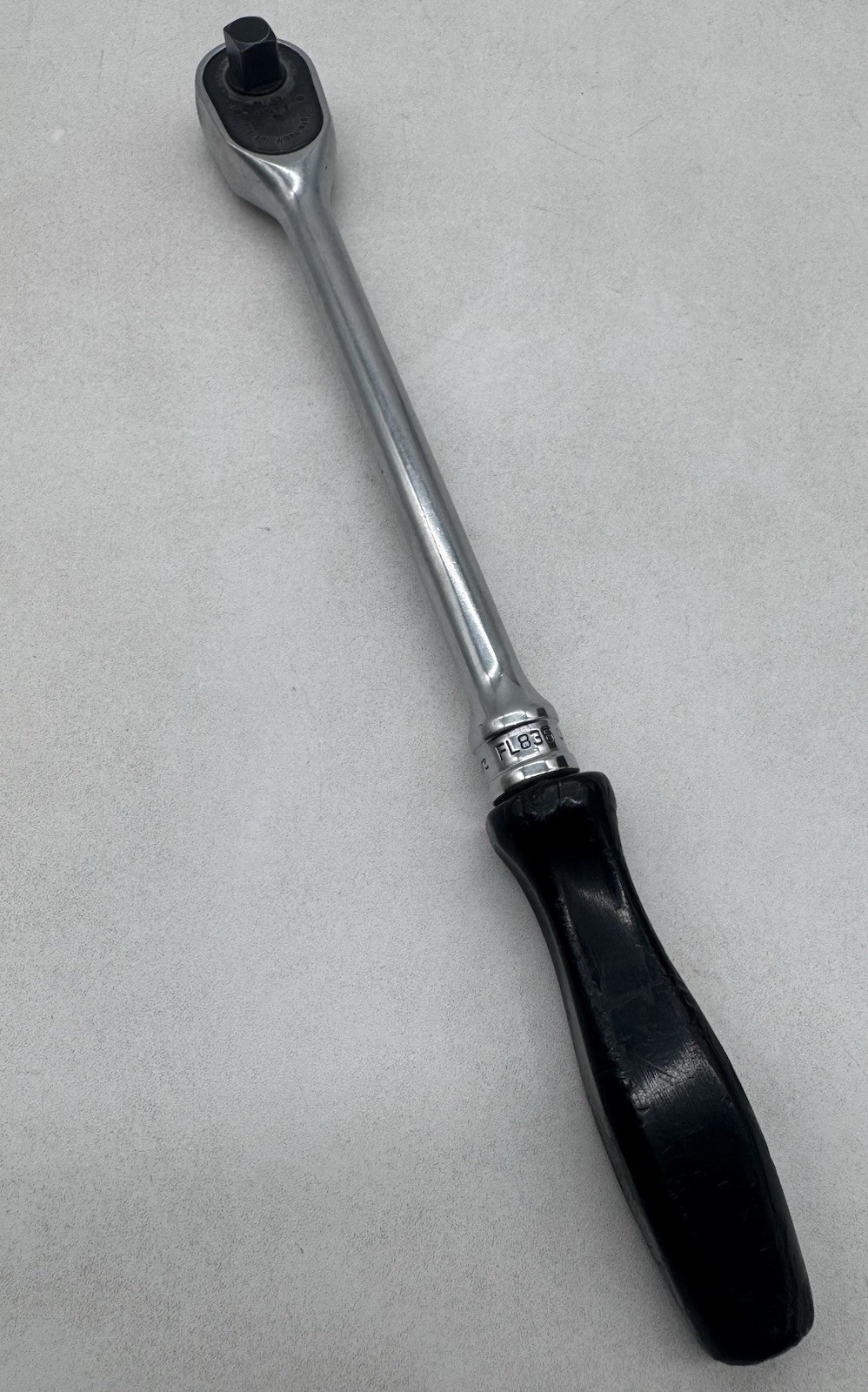 Snap On FL836 3/8″ Drive Ratchet 11″ Black Hard Handle Tool Snap-on USA