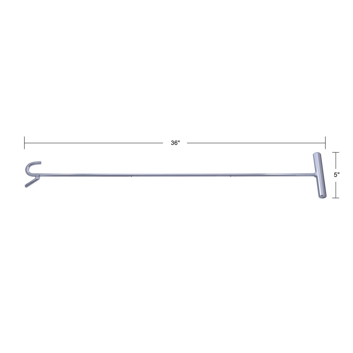90013 5th Wheel Pin Puller 36 Heavy Duty Chrome Solid Steel Rod 5 Handle