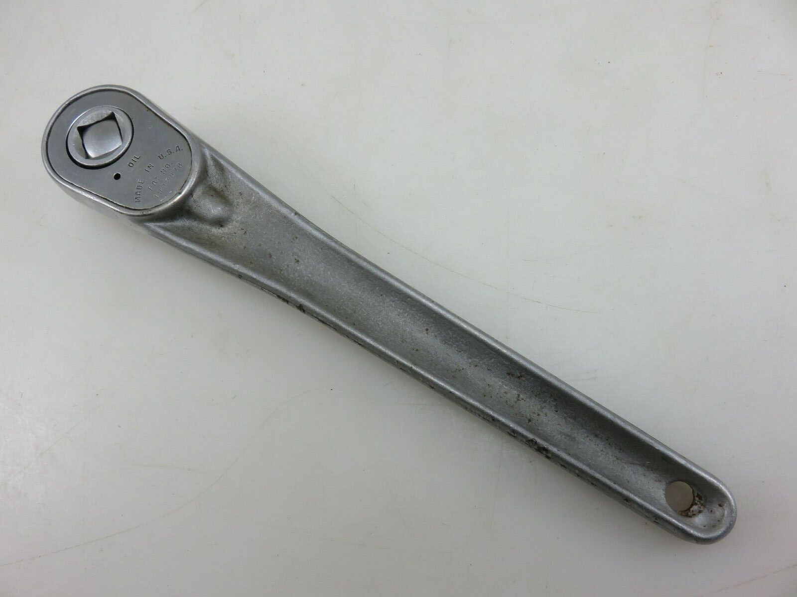 Indestro Super 3202R 1/2″ Dr. Push-Thru Drive Ratchet 9.25″ Long Vintage USA