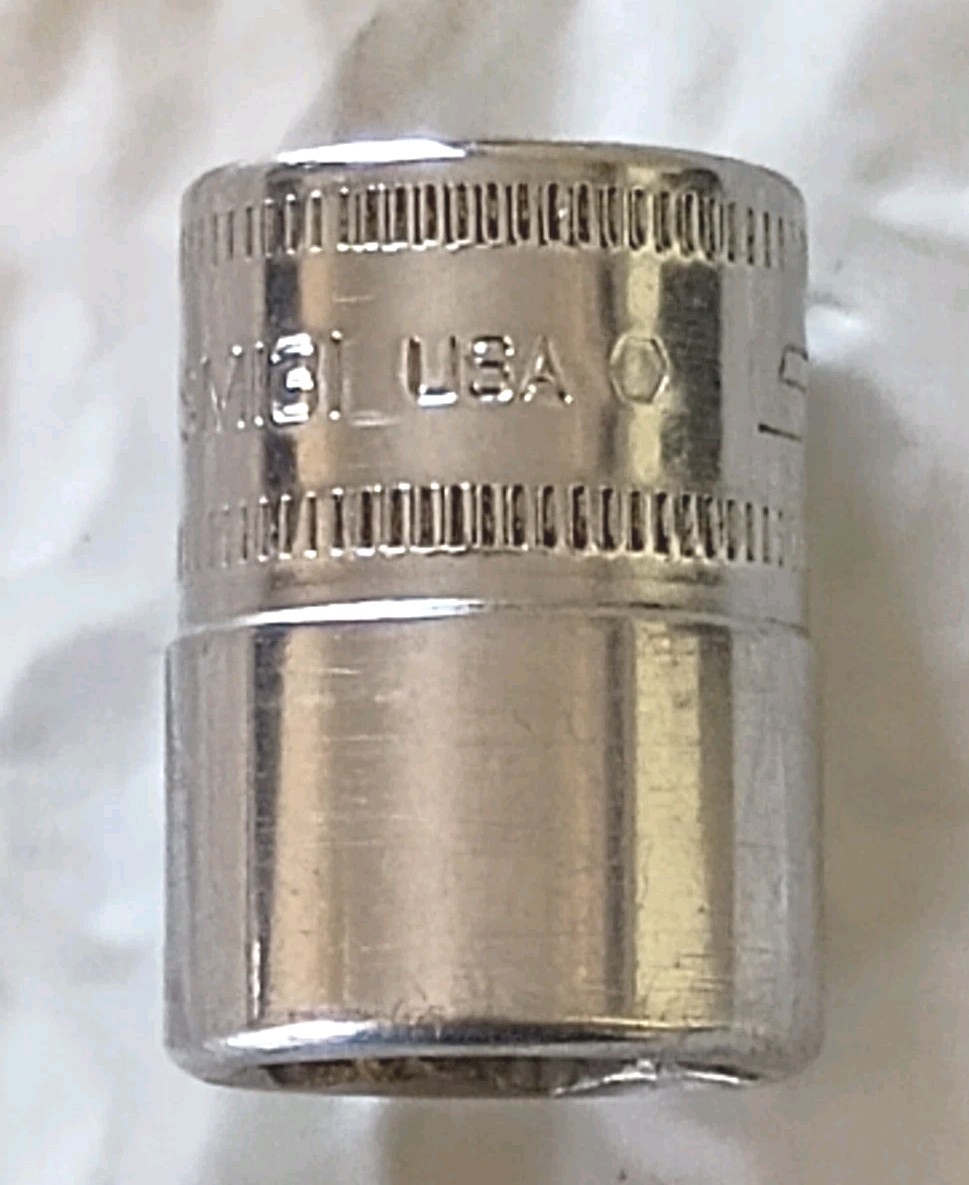 SNAP ON FSM131, 3/8″ DRIVE, 13MM. SOCKET, SHALLOW, 6 POINT.