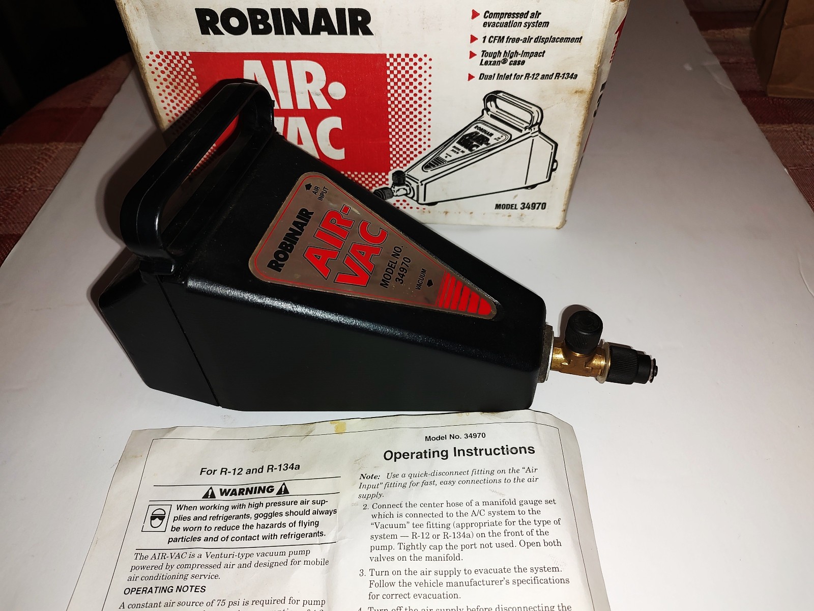 Robinaire Auto A/C Evacuator Tool