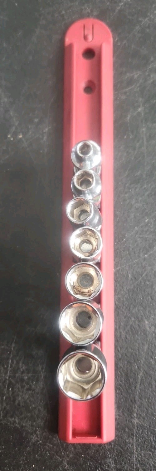 GearWrench 80310D 7 Piece Flex Socket Set 1/4 Inch Drive 6 Pt SAE 3/16 to 9/16
