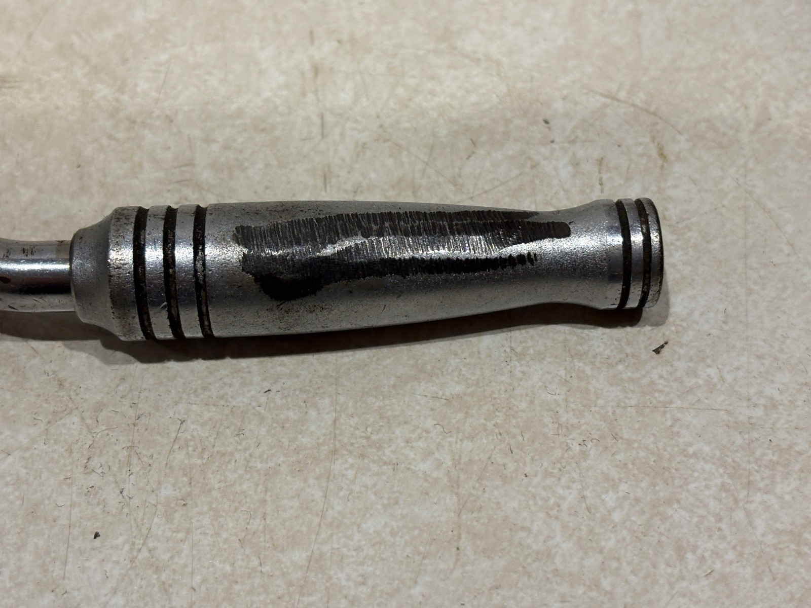 Vintage Snap On F-4-L 3/8″ Drive Speed Wrench 18″ Made In USA