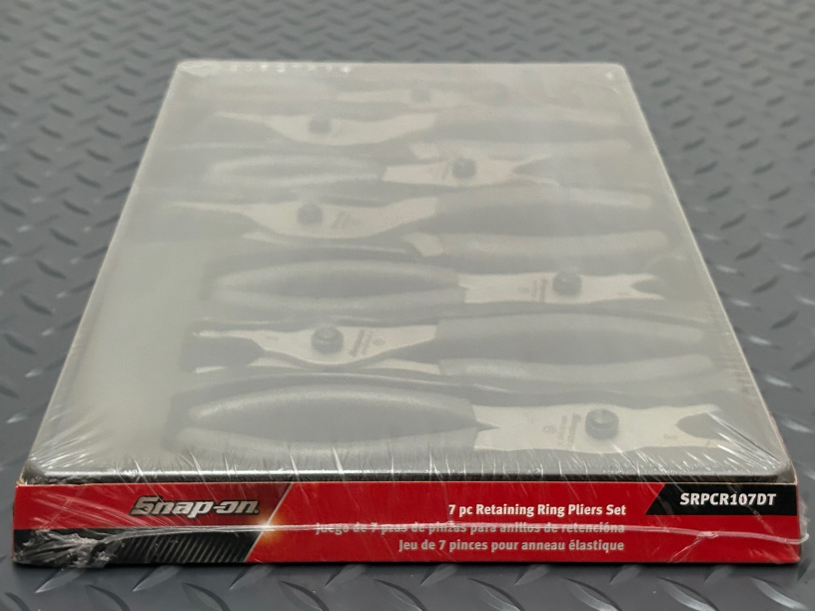 Snap-on Dark Titanium 7pc Quick Release Snap Ring Pliers Set SRPCR107DT USA NEW