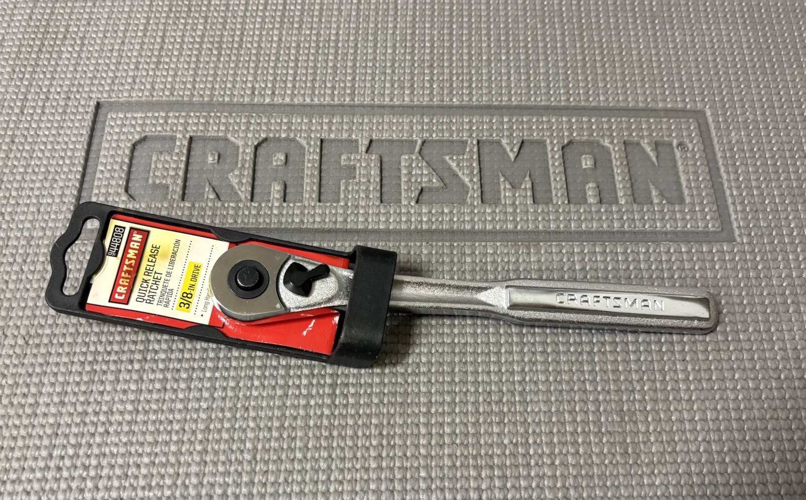 NOS Sears Craftsman 3/8” Teardrop Quick Release Long Handle Ratchet 44808