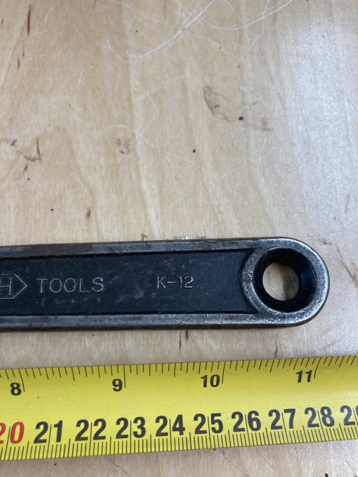 Pre Owned ASH TOOLS K-12 Spanner C crankshaft tool Wrench 92-98 ASAHI