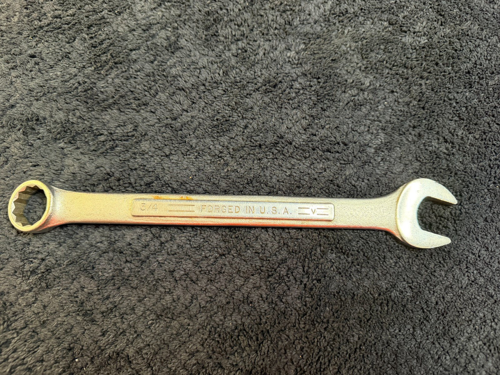 Vintage Craftsman =V= 3/4″ SAE Combination Wrench USA see pictures #2