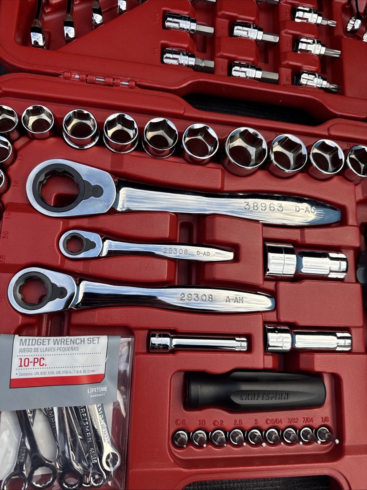 Sexy Sears Craftsman Nos 131pc Super Max Axess Pass Thru Socket Set Rare 40131