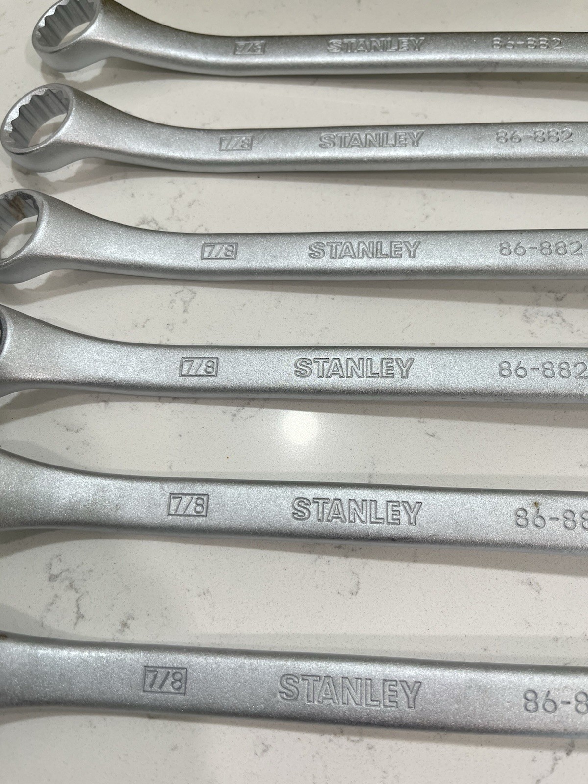 Set of 6 Stanley 3/4»x7/8» 12 Point Double End Offset Box Wrench’s 86-882