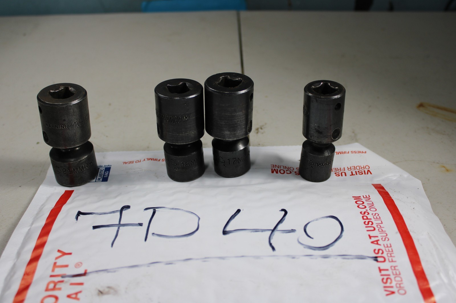 MAC Tools USA VUP6 16/17/18/21 mm Universal Swivel Impact Sockets