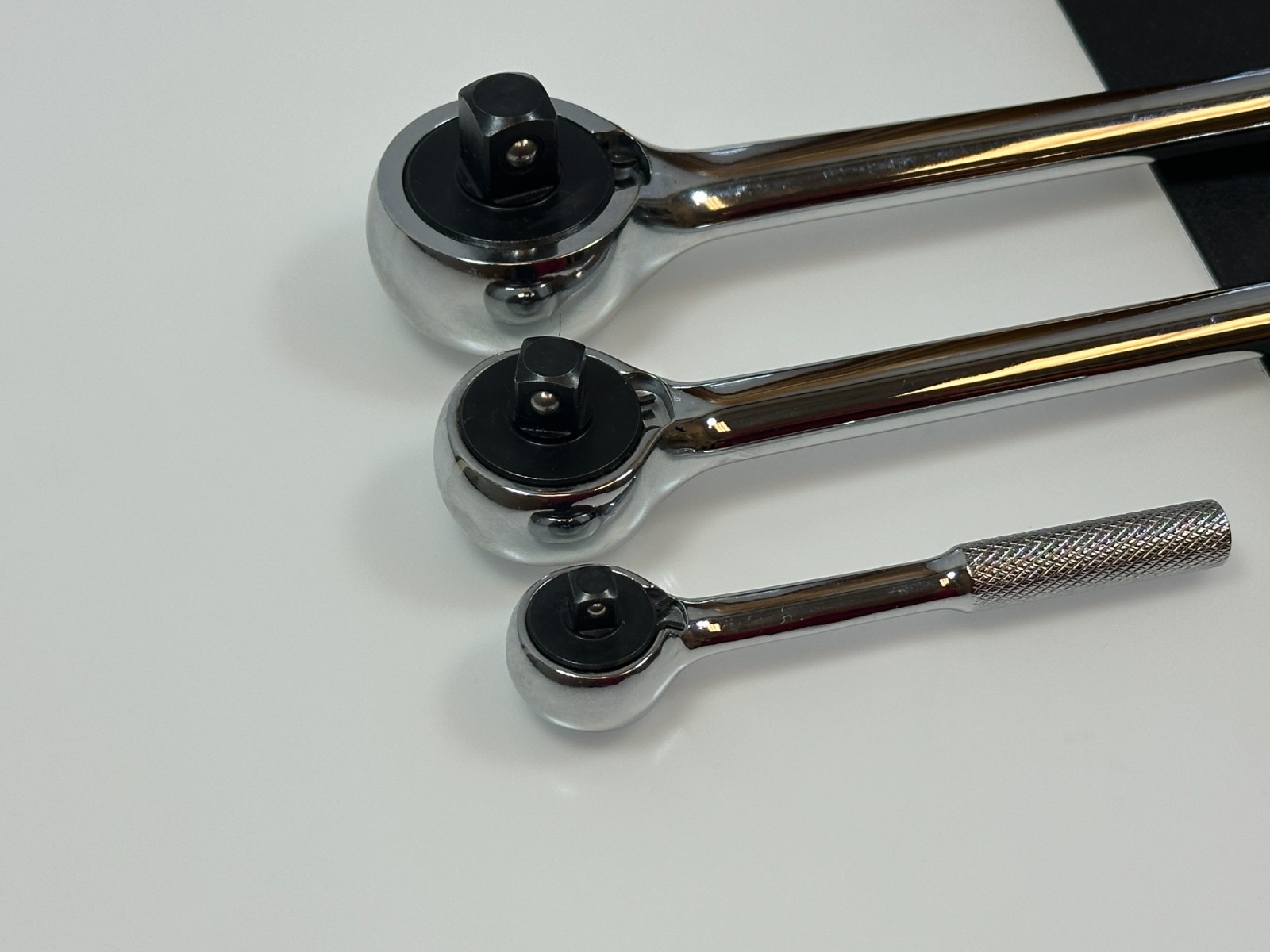 🇺🇸 NEW SK Tools USA 3pc Knurled Ratchet Set 1/2, 3/8, 1/4 (42470, 45179, 4097)