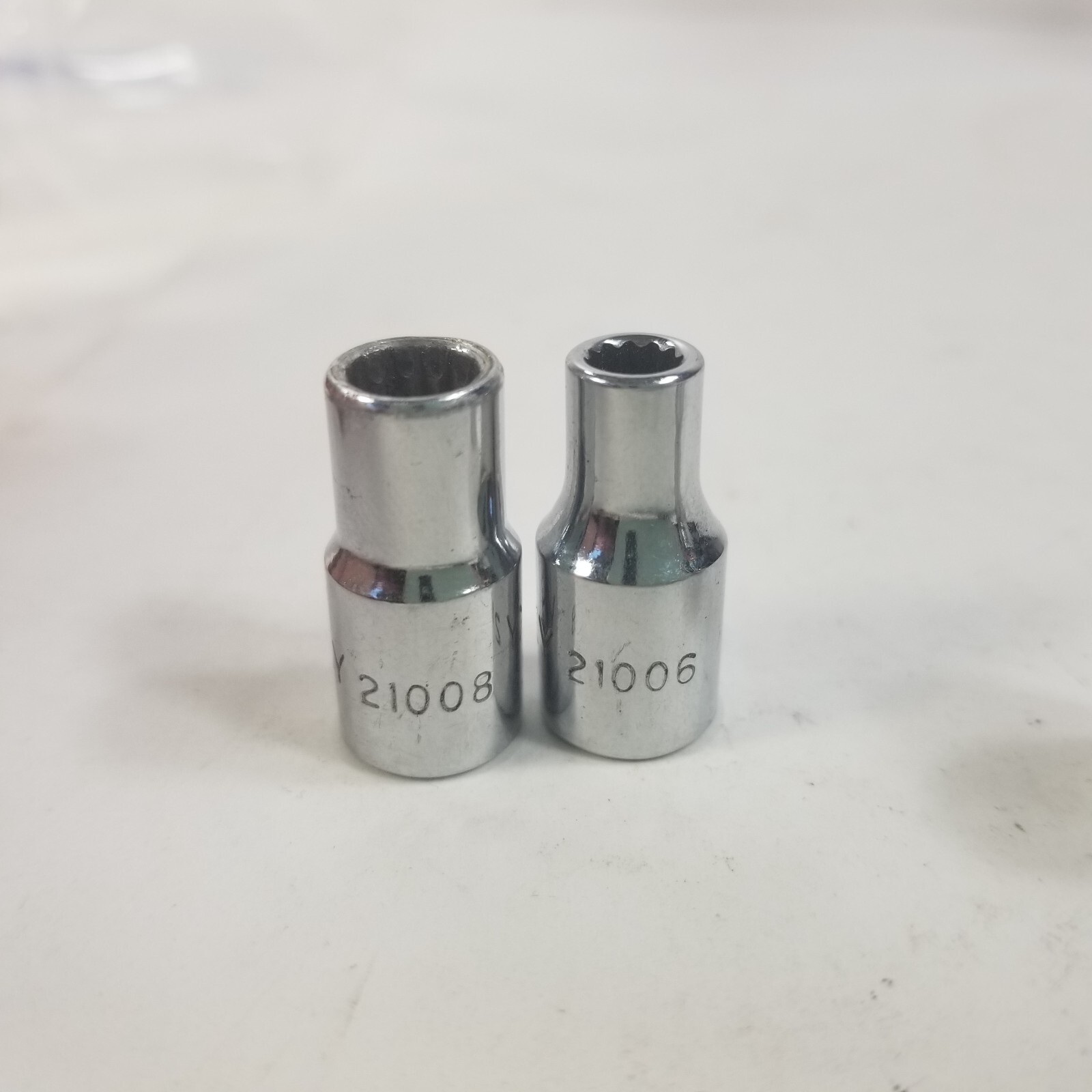 Lot of 3x HUSKY 1/4 3/16 METRIC 6 & 12 POINT 1/4″ DRIVE SOCKETS