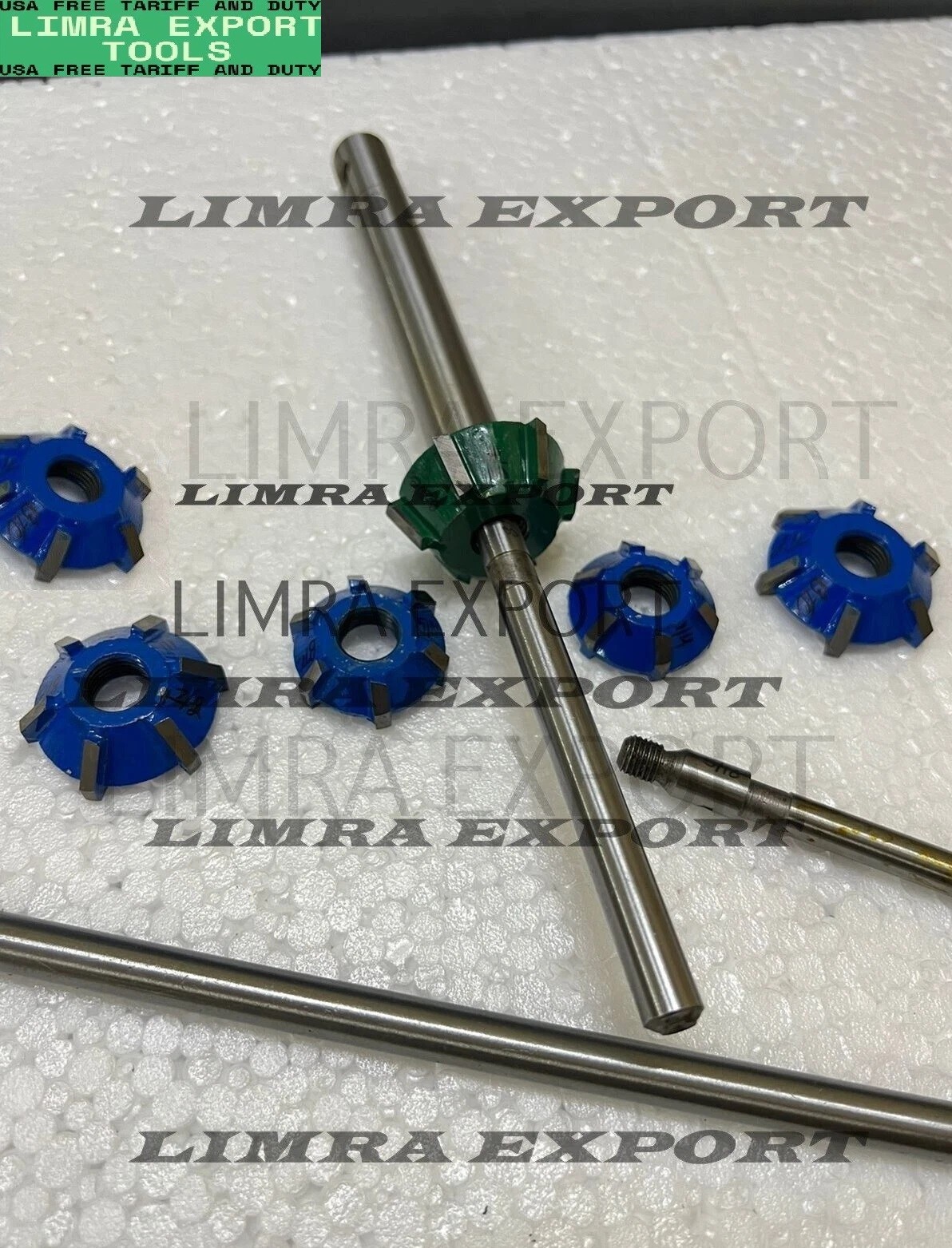 23x 3 ANGLES CUT VALVE SEAT CUTTER KIT CARBIDE TIPPED BOXED new