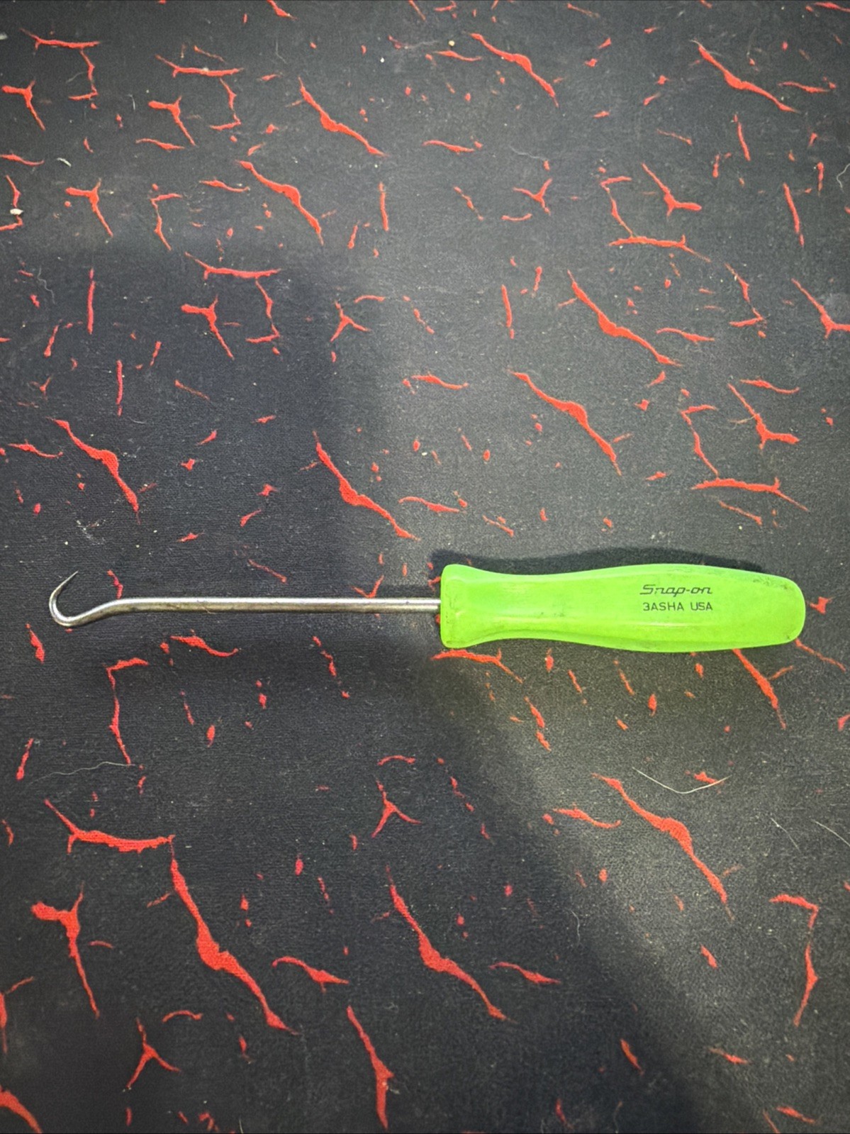 Mint! Snap On Mini Hook 3ASHA Green Hard Handle! Free Shipping!