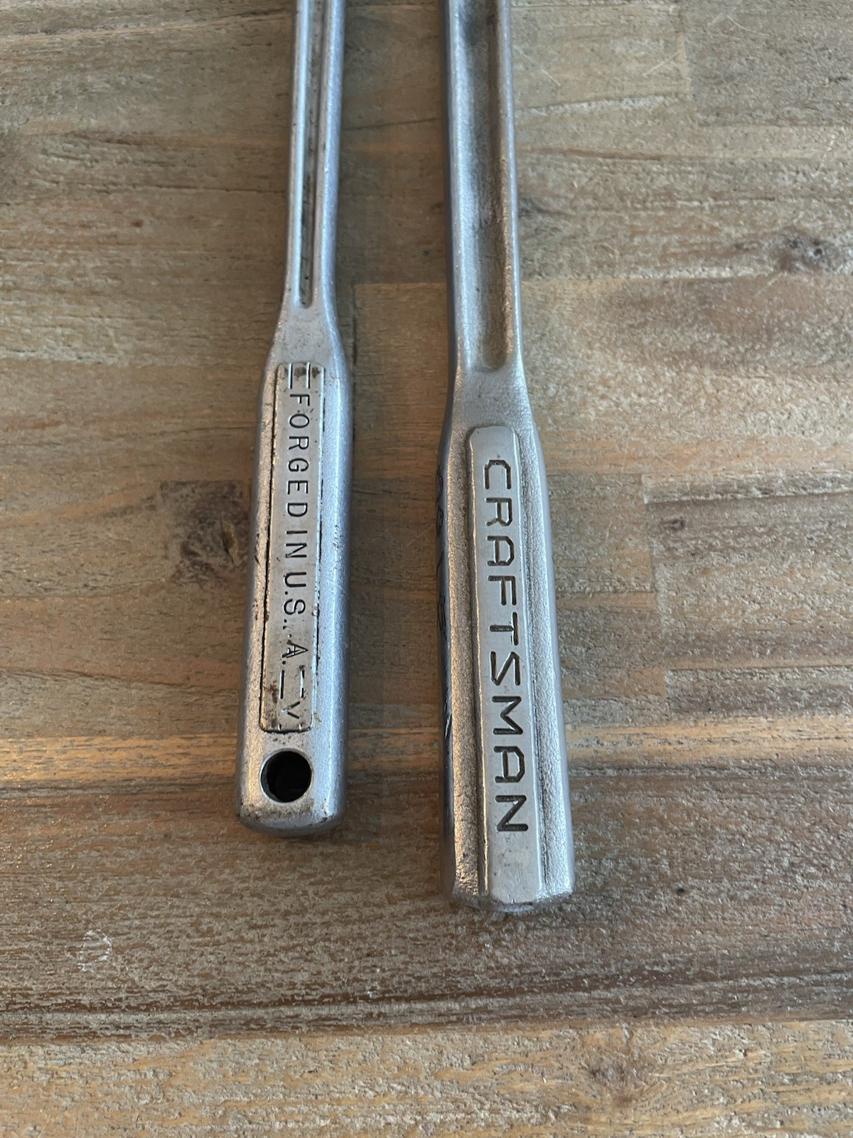 Vintage Craftsman USA VVJ 4431 3/4″ Drive 18” Breaker Bar + 1/2” 15” Bar + 4271