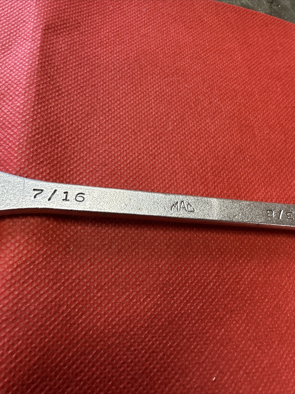 Vintage MAC TOOLS 7/16″ X 3/8″ FLARE NUT WRENCH 6″ LONG #OHB1214