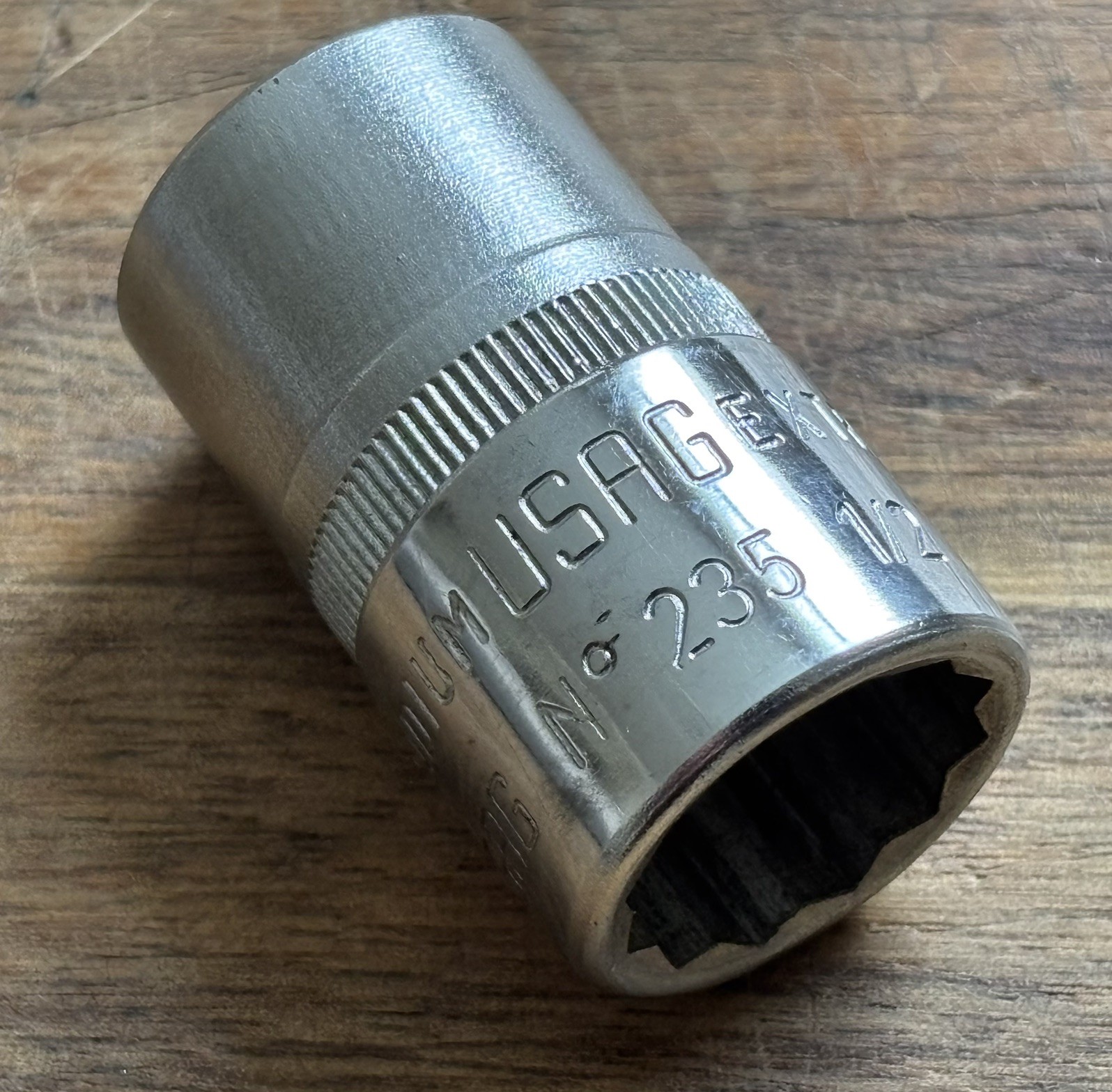 USAG No235 – 5/8” AF – 1/2” drive 12 point , Socket- stored / little use.