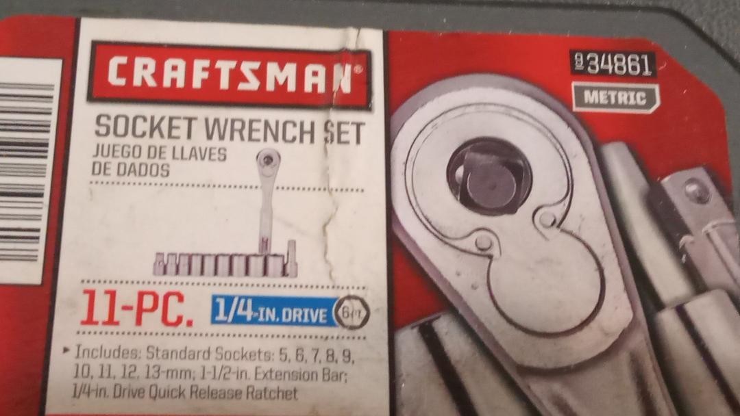 2 New Open Box Craftsman Metric 6 Pt Socket Sets 934554 1/4″ & 934861 3/8″