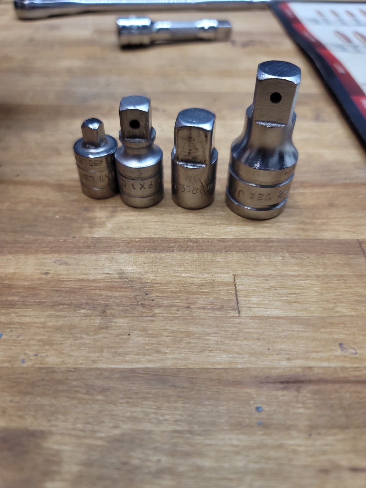 Snapon Adapter Set 1/2″ 3/8″ 1/4″ Set Of 4