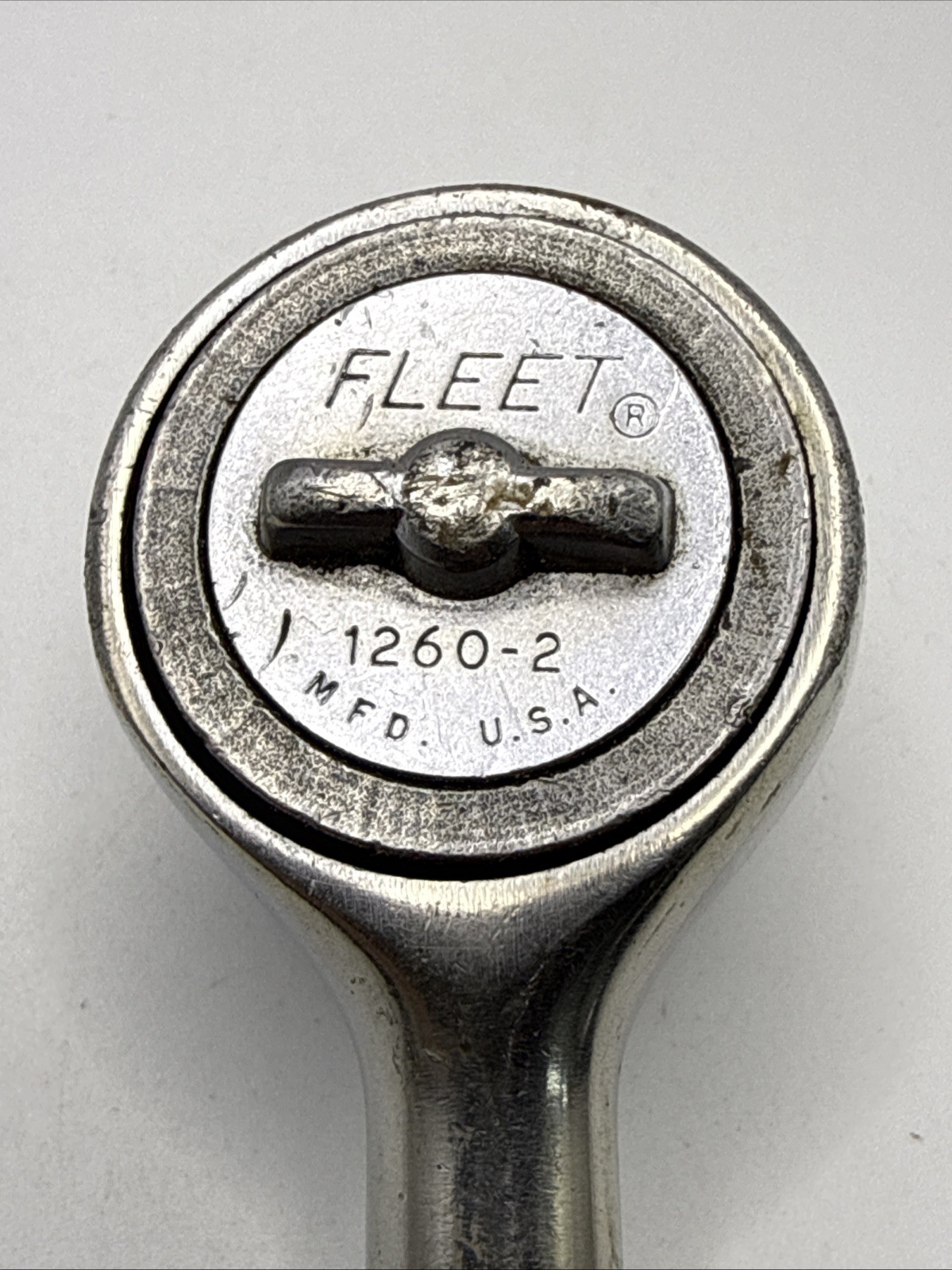 Fleet Tools USA 1260-2 7.5″ Length Reversible Ratchet 3/8″ Drive Knurled Handle
